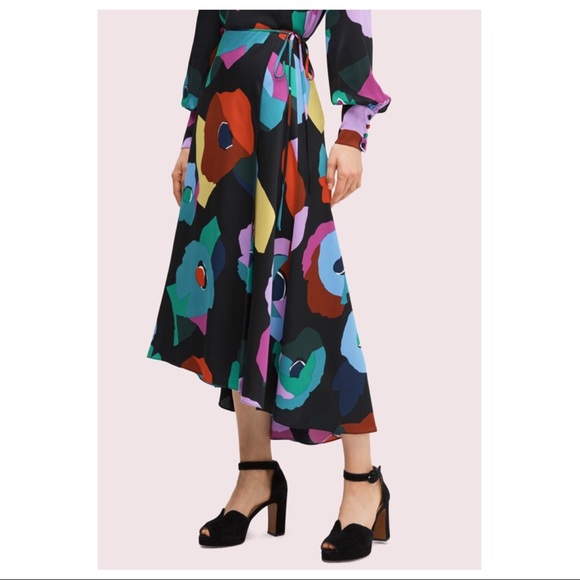 kate spade Dresses & Skirts - Kate Spade Floral Collage Wrap Skirt